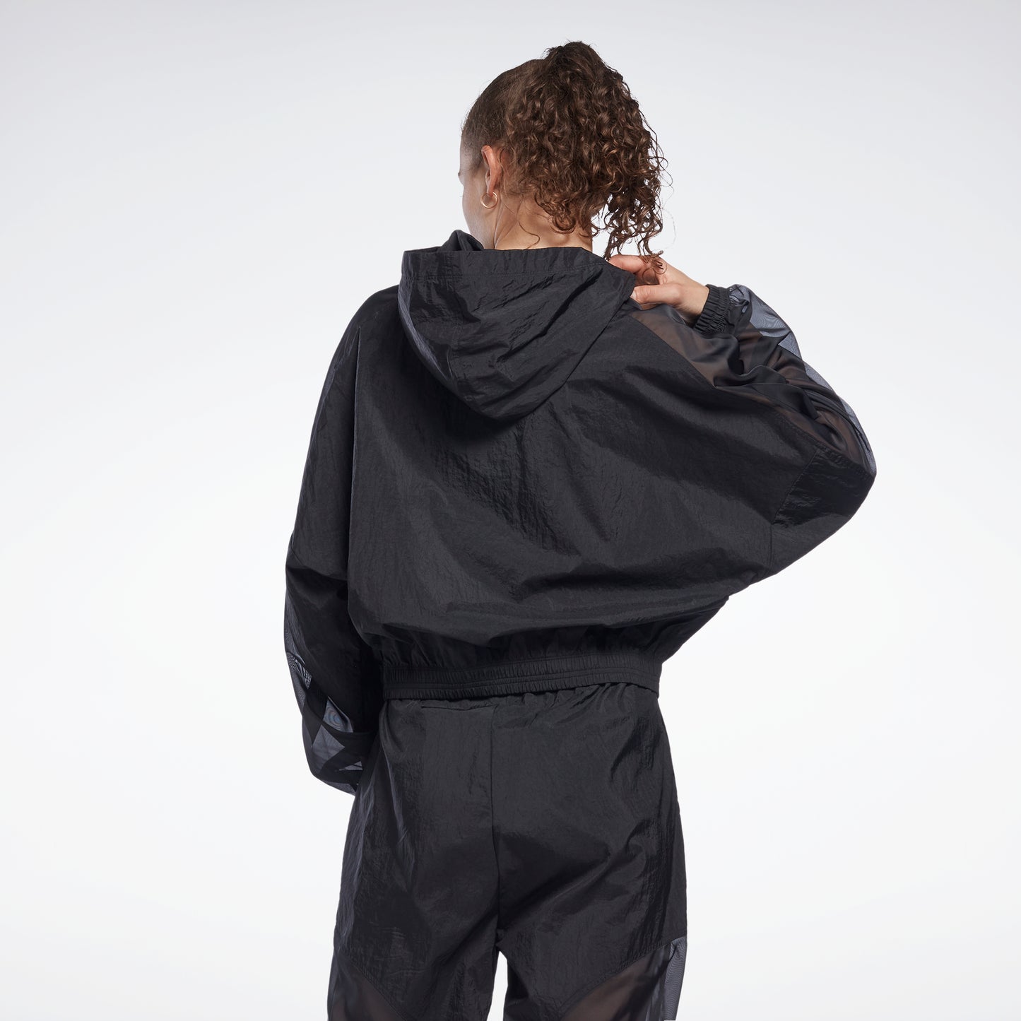 Reebok Apparel Women Studio Opaque Woven Jacket Noir