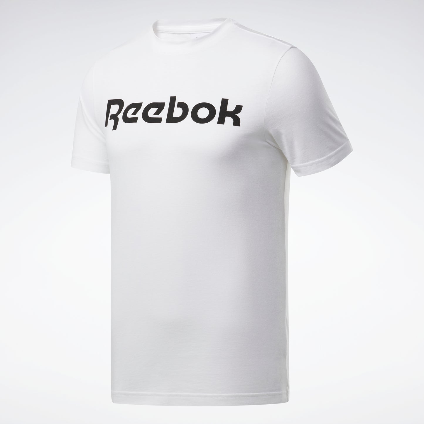 Reebok Apparel Men Graphic Series Linear Logo Tee White