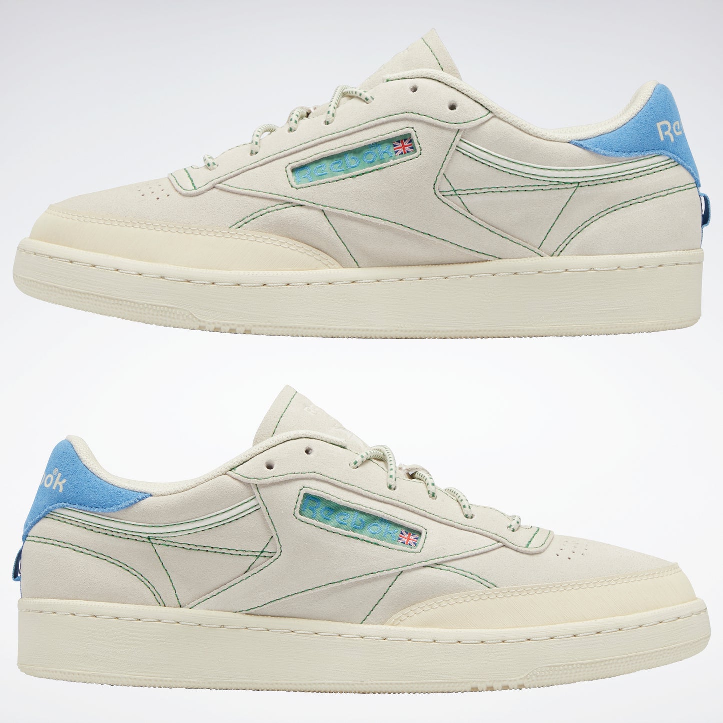 Reebok Footwear Men Club C 85 Shoes Chalk/Alabas/Glegrn