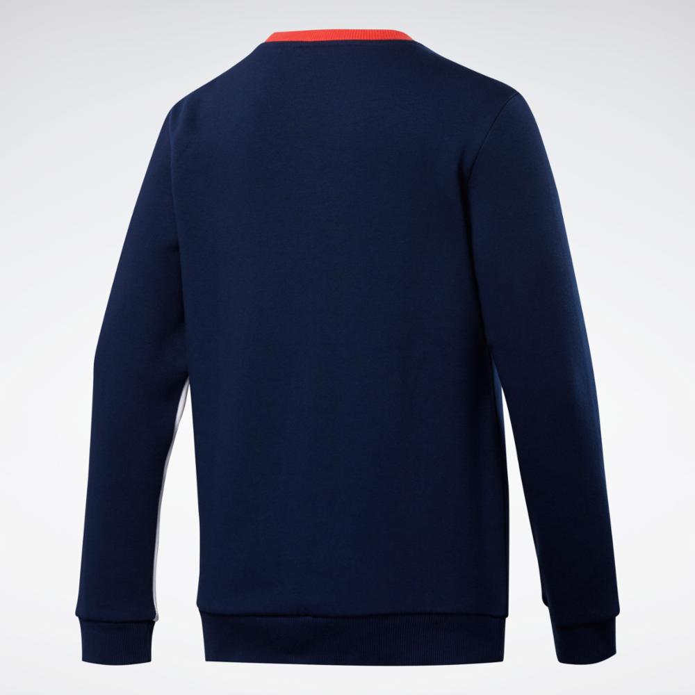 Reebok Apparel Women CL F LINEAR CREW CONAVY