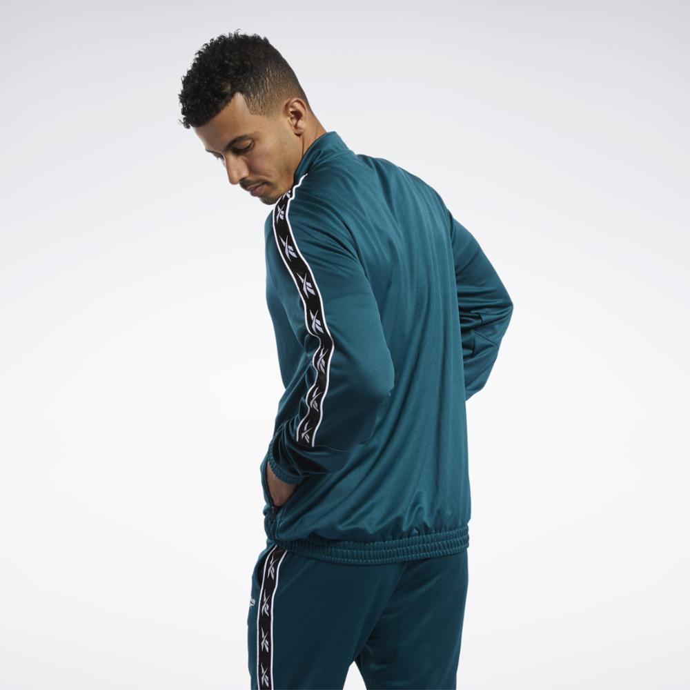 Reebok Apparel Men Reebok Vector Tape Track Jacket DEETEA