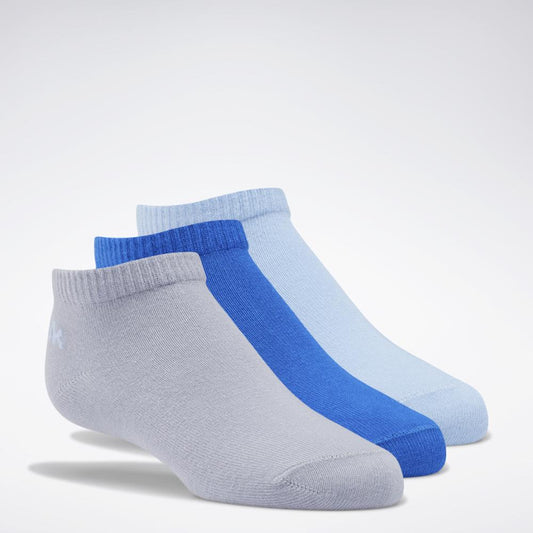 Reebok Apparel Kids Inside Socks 3 Pairs HUMBLU/FLUBLU/COLSHA
