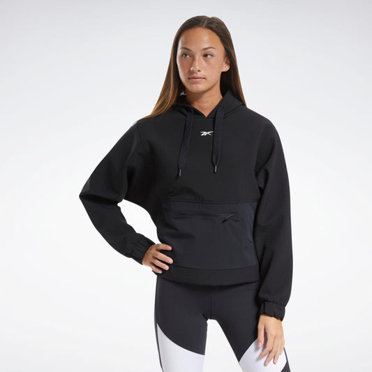 Reebok Apparel Femmes TS EDGEWRKS HOODIE NOIR