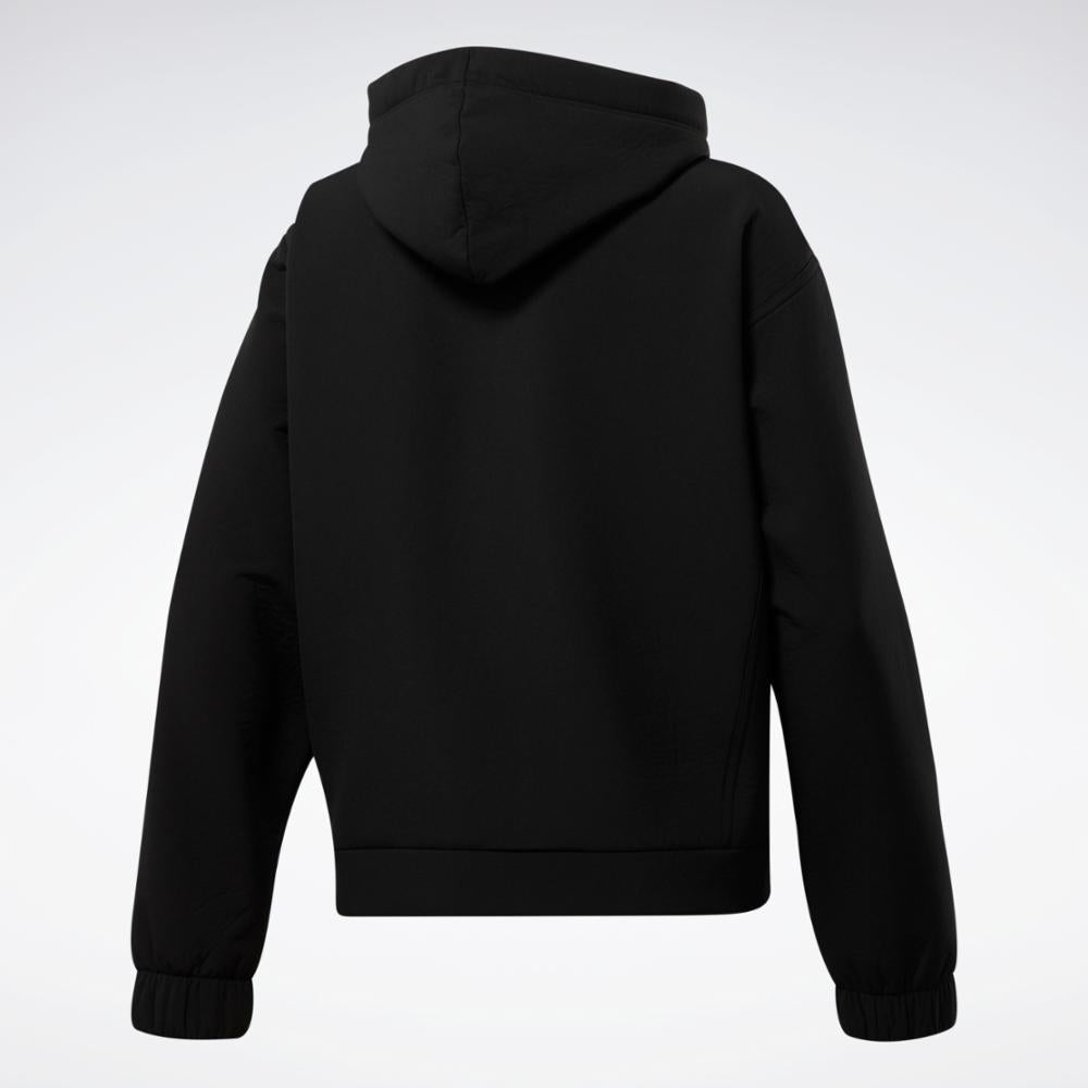 Reebok Apparel Women Reebok Edgeworks Hoodie BLACK