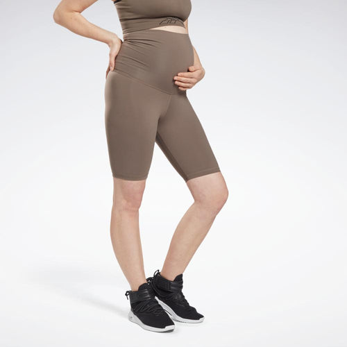 Reebok Apparel Women Maternity Bike Shorts TREKGR