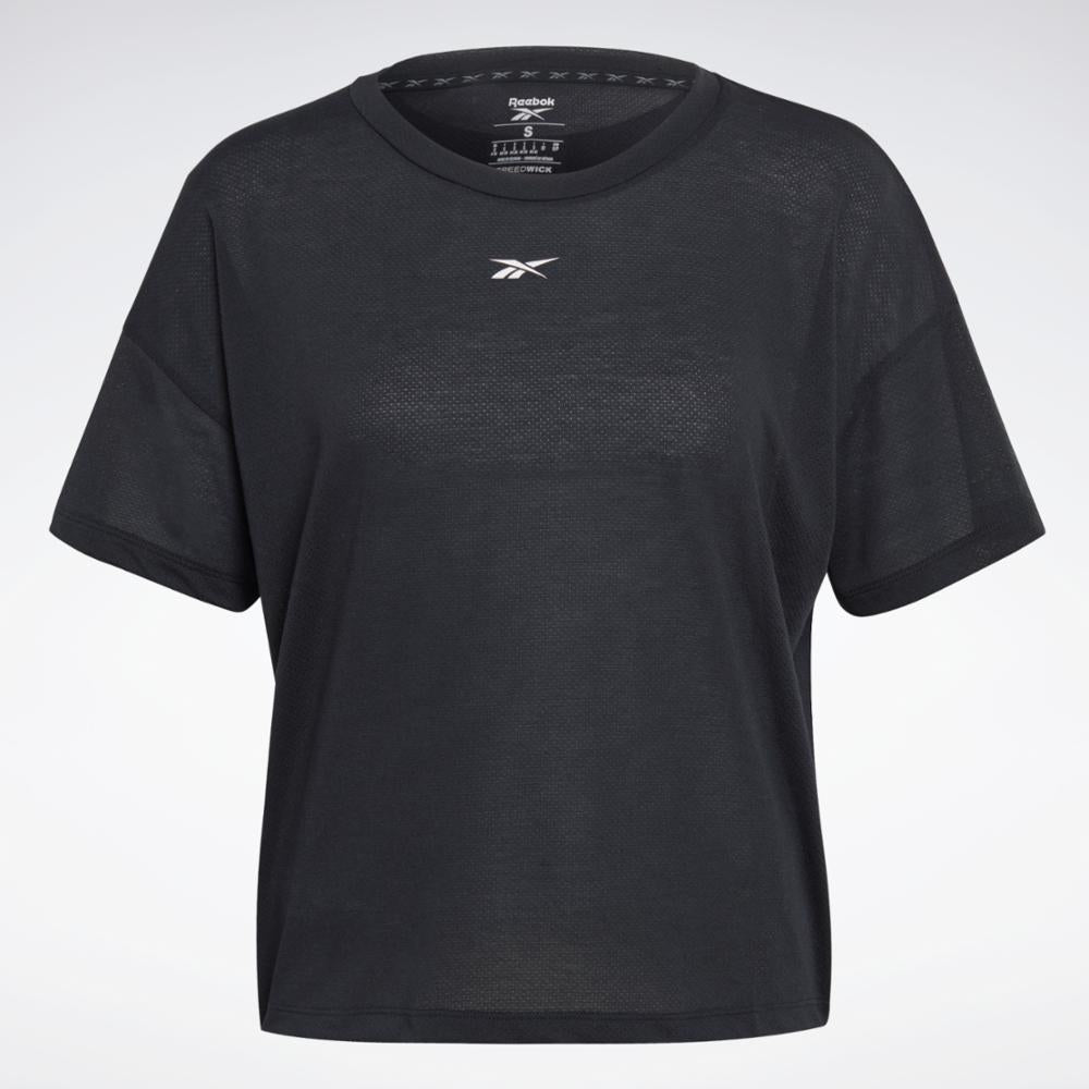 Reebok Apparel Women Workout Ready Supremium T-Shirt BLACK