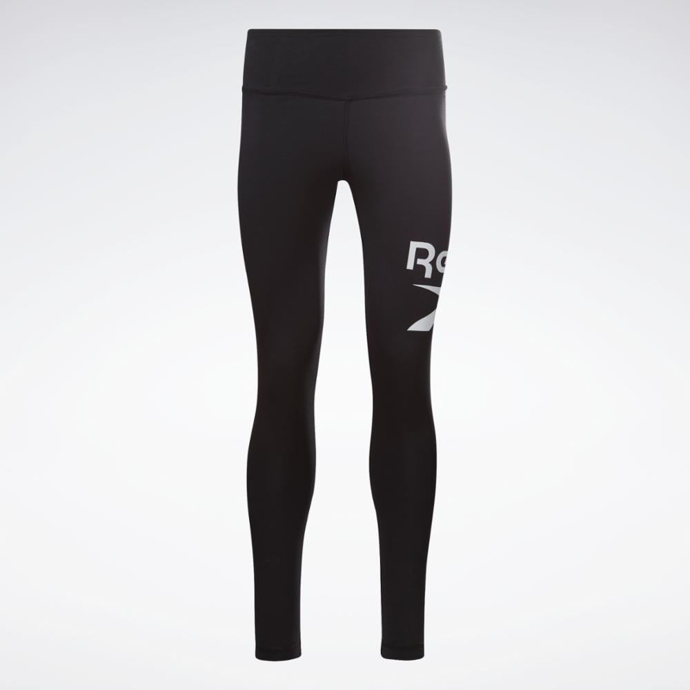 Reebok Apparel Women Reebok Identity Logo Leggings BLACK