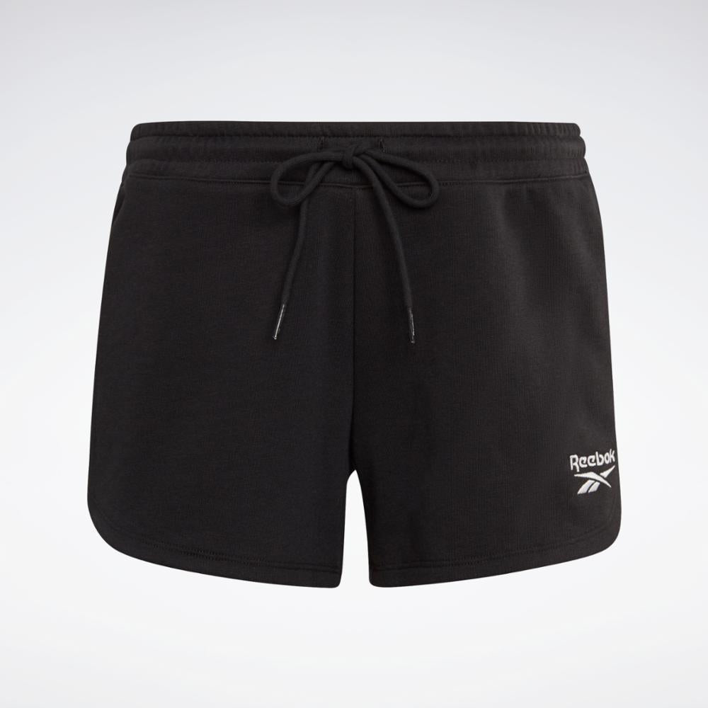Reebok Apparel Women Reebok Identity French Terry Shorts BLACK