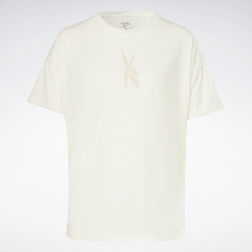 Reebok Apparel Women Graphic T-Shirt CHALK