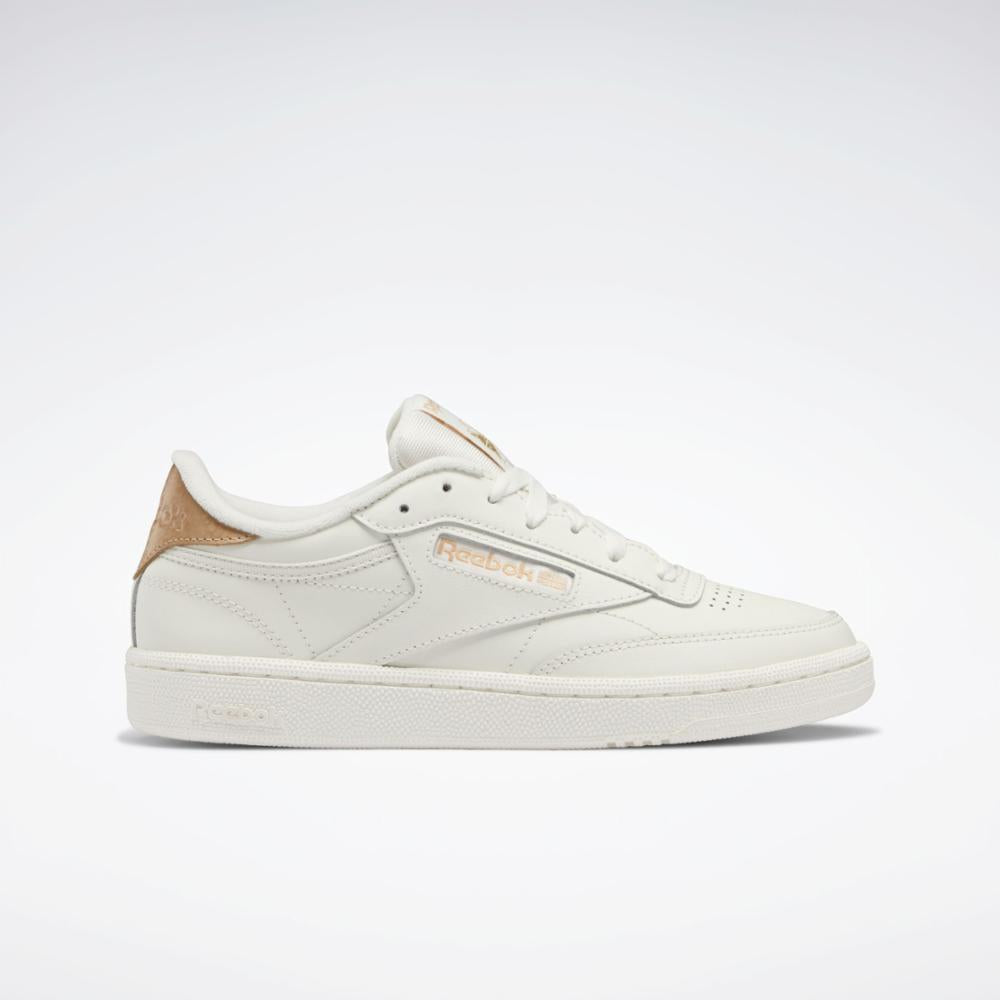 Reebok Footwear Women CLUB C 85 CHALK/SAHARA/GOLDMT