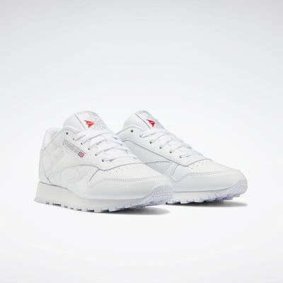 Reebok Chaussures Femme CLASSIC LEATHER FTWR WHT/FTWR WHT/PURE GREY 3