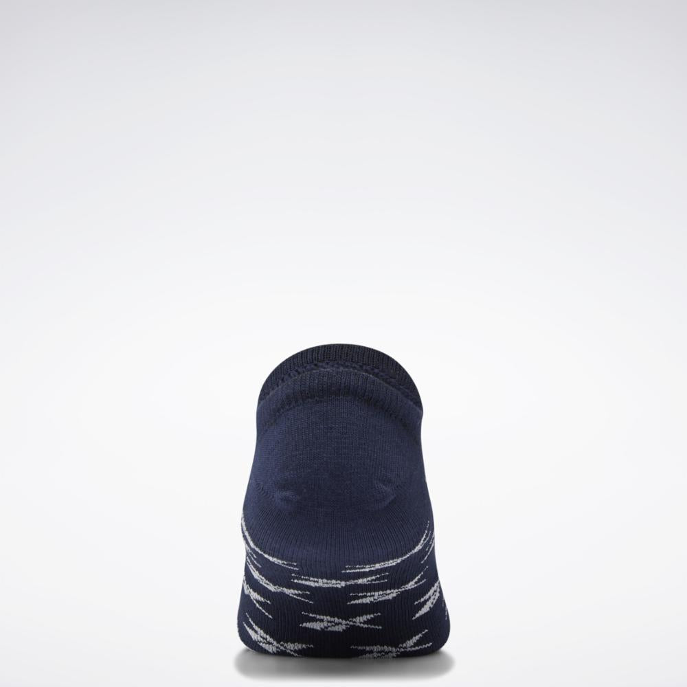 Reebok Apparel Men Classics Invisible Socks 3 Pairs MIDPIN