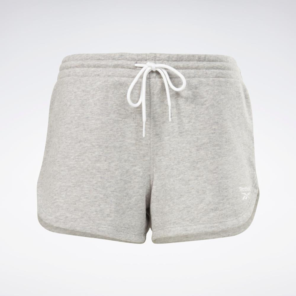 Reebok Apparel Women Reebok Identity French Terry Shorts MGREYH