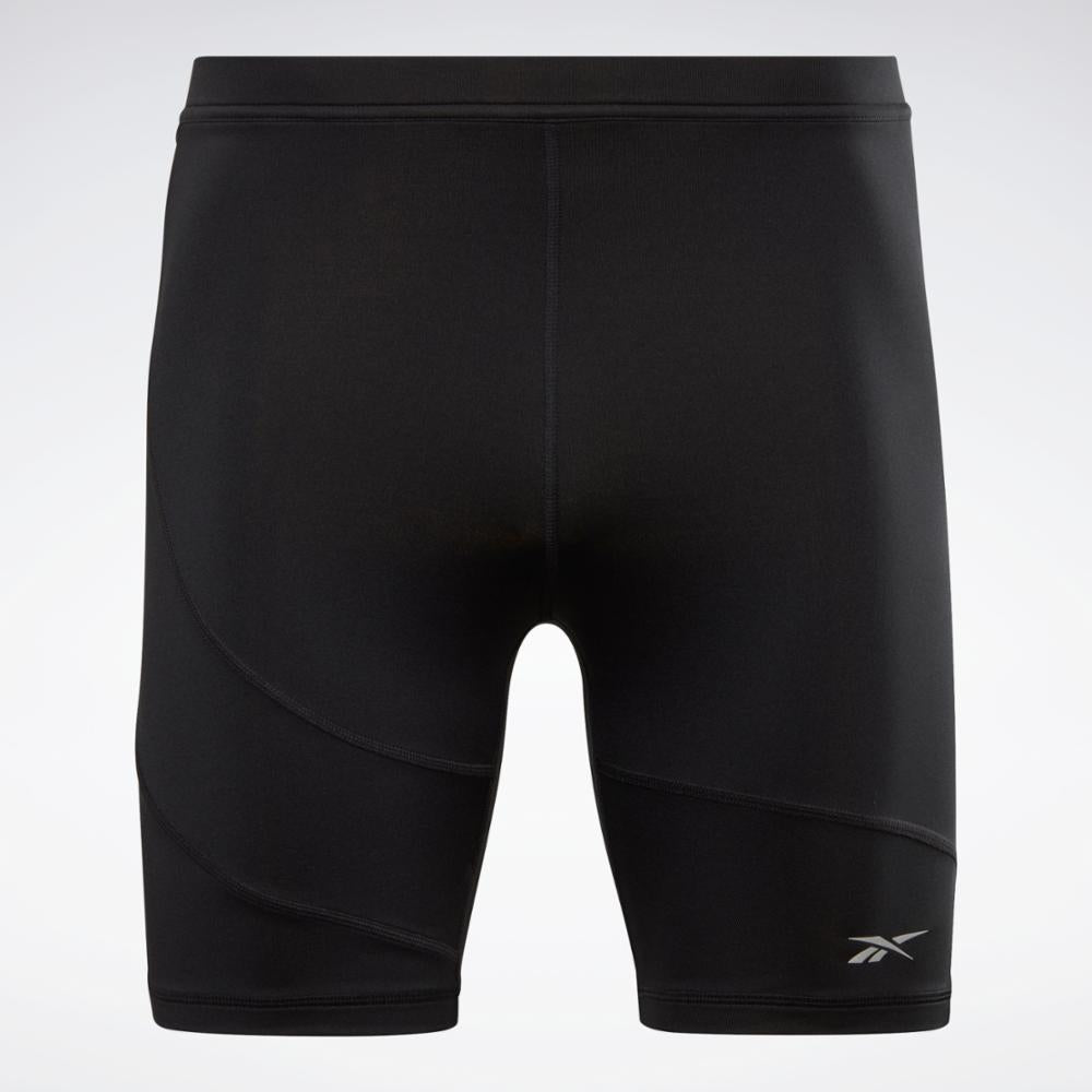 Reebok Apparel Men Running Short Tights BLACK