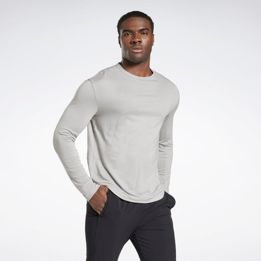 Reebok Apparel Men ACTIVCHILL+DREAMBLEND Long-Sleeve Top PUGRY3