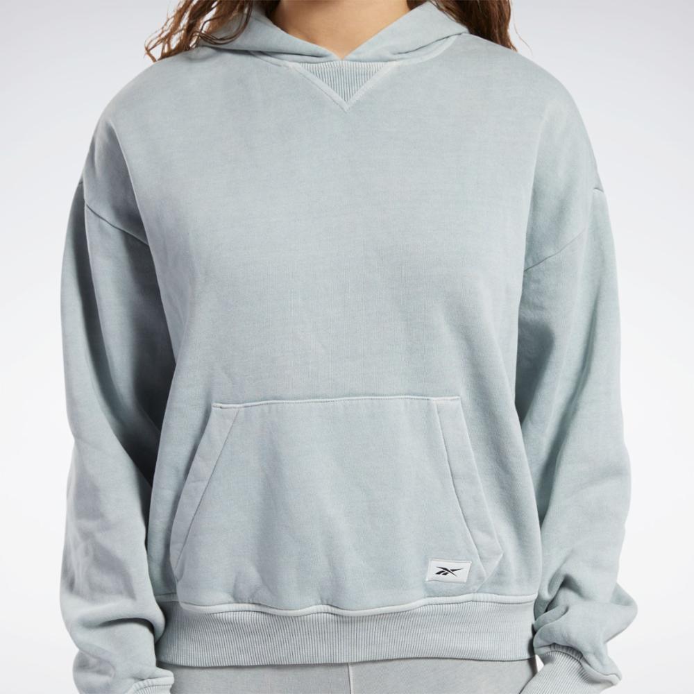 Reebok Apparel Women Classics Natural Dye Fleece Hoodie PUGRY3