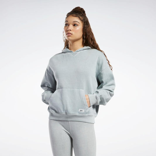 Reebok Apparel Women Classics Natural Dye Fleece Hoodie PUGRY3