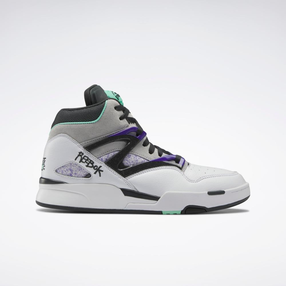 Reebok Footwear Men PUMP OMNI ZONE II FTWWHT/PURGRY/HINMIN