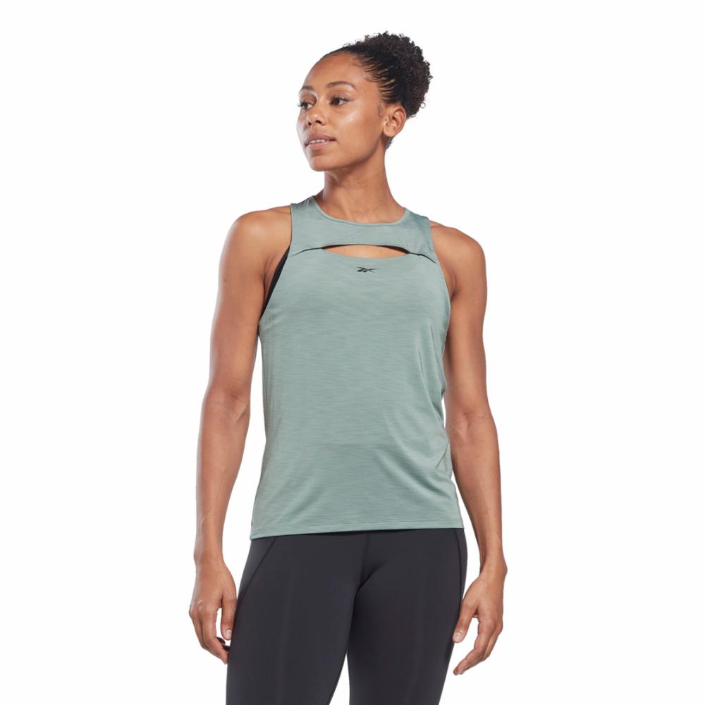 Reebok Apparel Women ACTIVCHILL Athletic Tank Top HARGRN