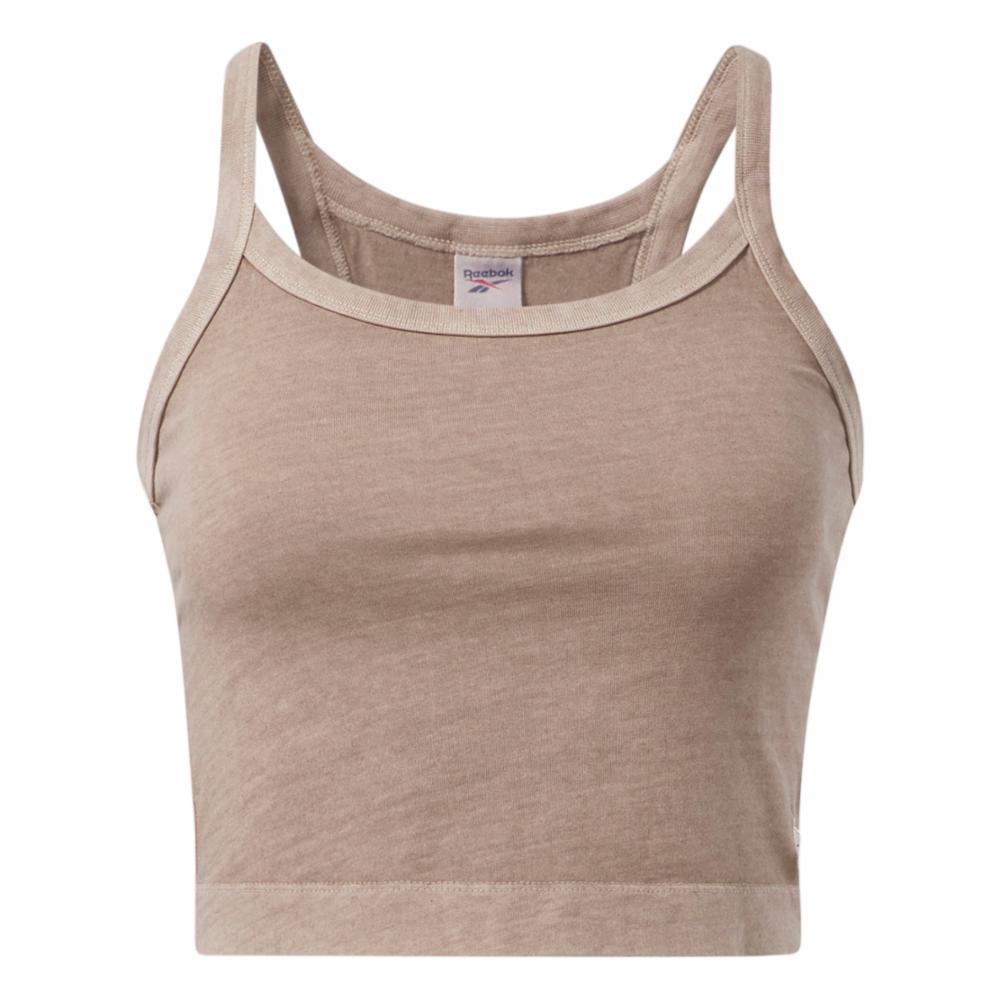 Reebok Apparel Women Reebok Classics Natural Dye Tank Top TAUPE
