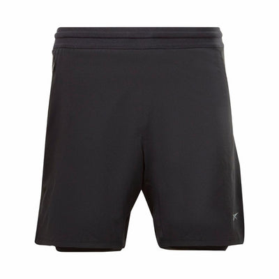 Reebok Apparel Men Speed 3.0 Two-in-One Shorts BLACK