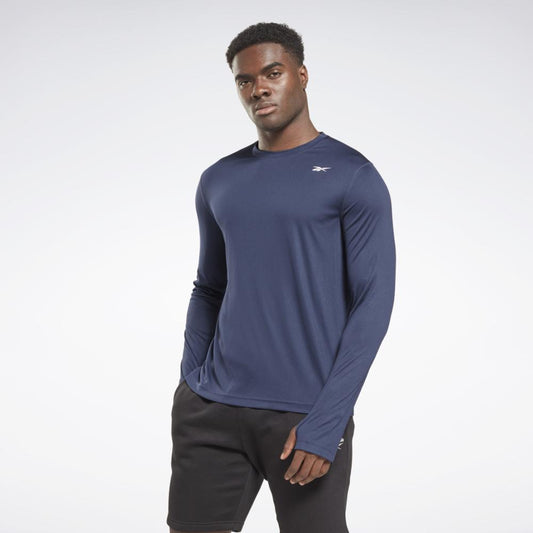 Reebok Apparel Men Training Long-Sleeve Top Tech T VECNAV