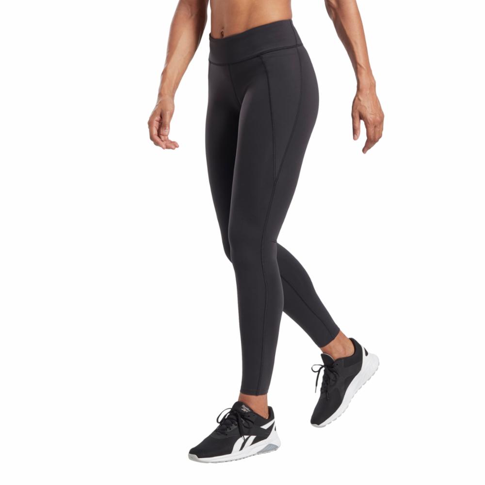 Reebok Capri Workout Leggings Small Black Slit Opening Hem Women Pocket  Pants