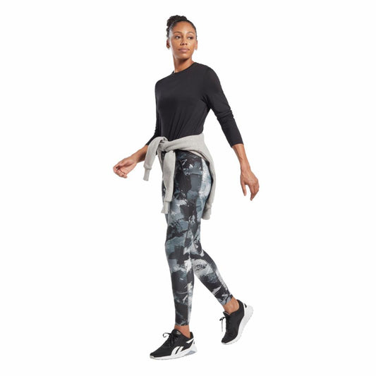 Reebok Apparel Women Activchill+Dreamblend Long-Sleeve Top BLACK