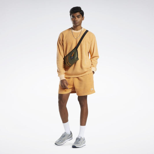 Reebok Apparel Men Classics Natural Dye Crew Sweatshirt PEAFUZ