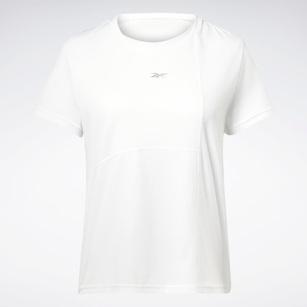 Reebok Apparel Women Running Speedwick T-Shirt WHITE/WHITE