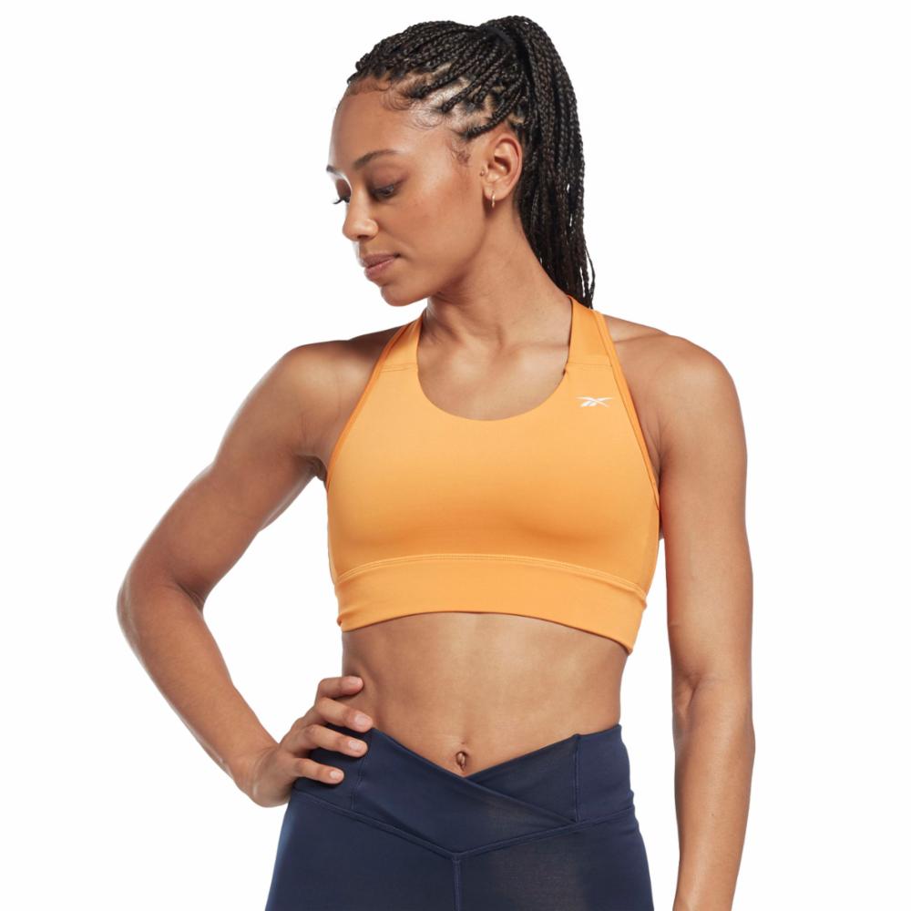 Nike Dri-Fit Orange and Black Sports Bra