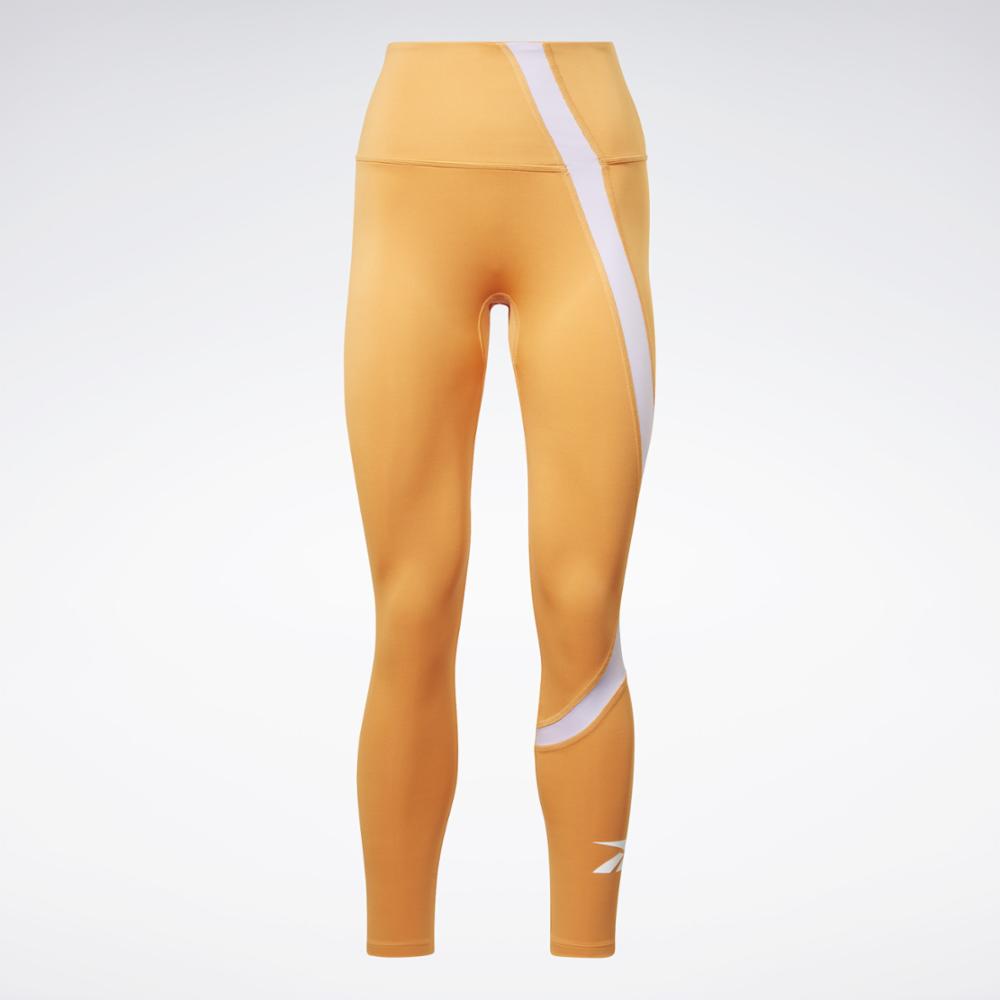 Reebok Apparel Women Workout Ready Vector Leggings PEAFUZ