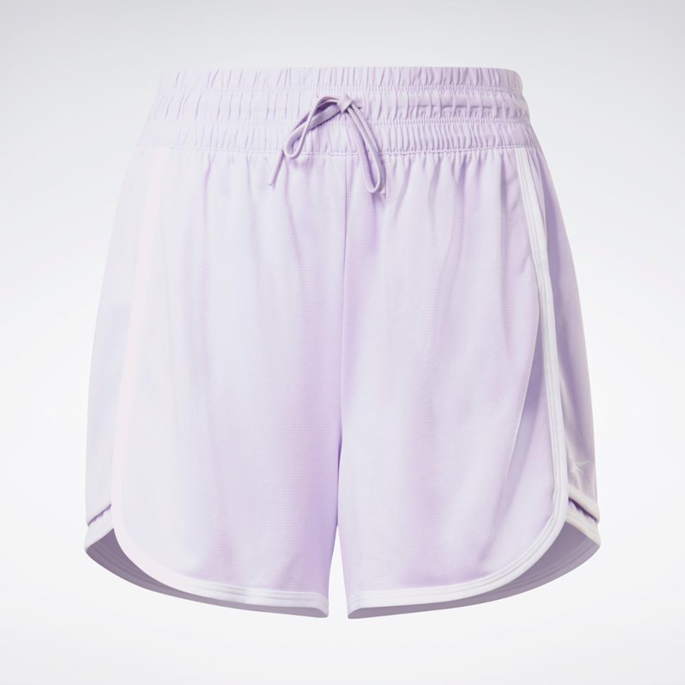Reebok Apparel Women Workout Ready High-Rise Shorts PUROAS