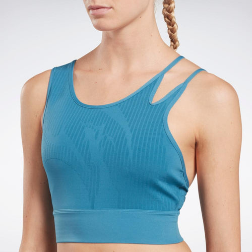 Reebok Apparel Women Seamless Training Crop Top STEBLU