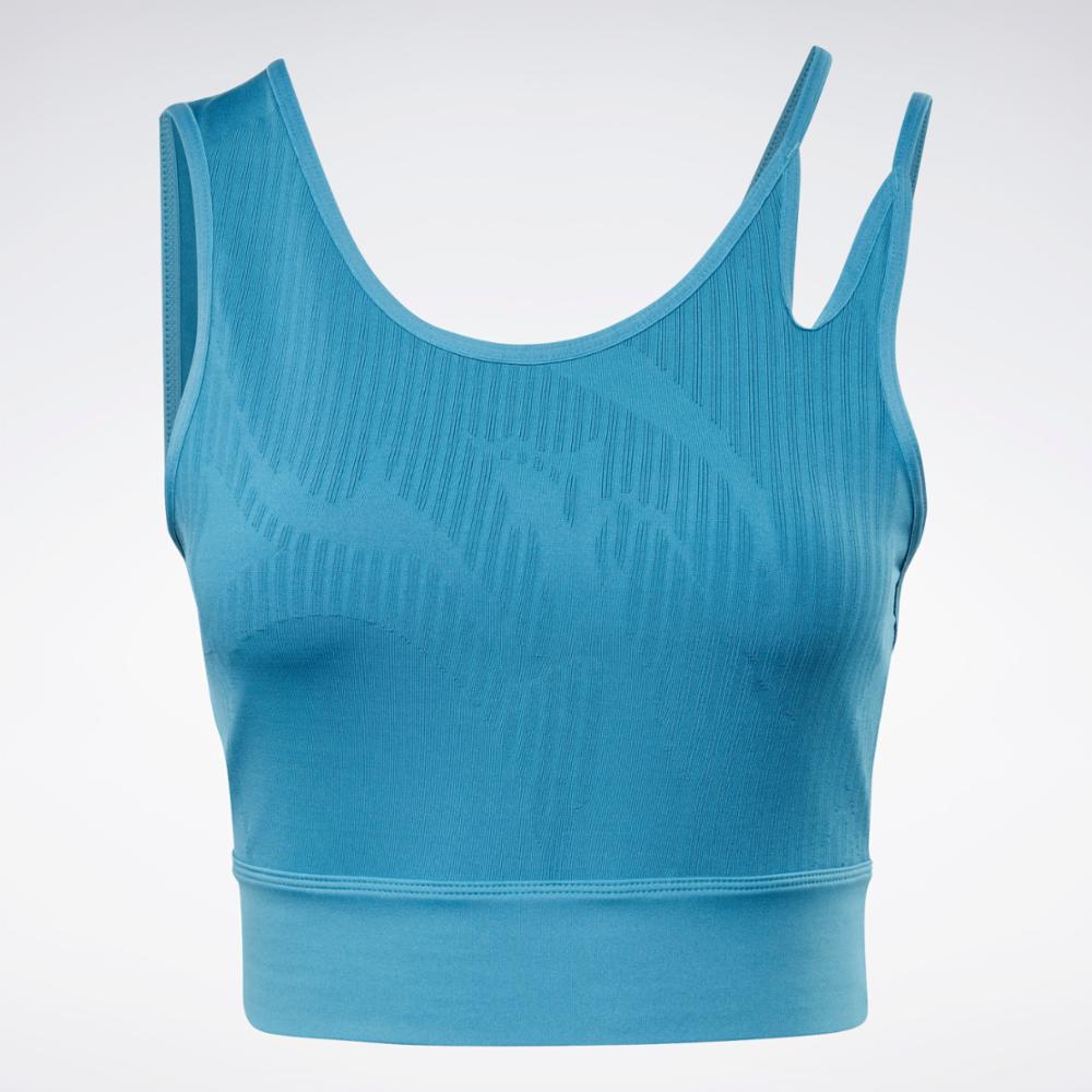 Reebok Apparel Women Seamless Training Crop Top STEBLU
