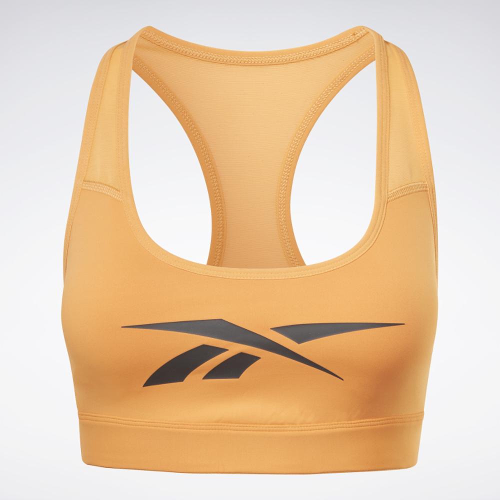 Reebok Apparel Women Reebok Lux Vector Racer Sports Bra PEAFUZ