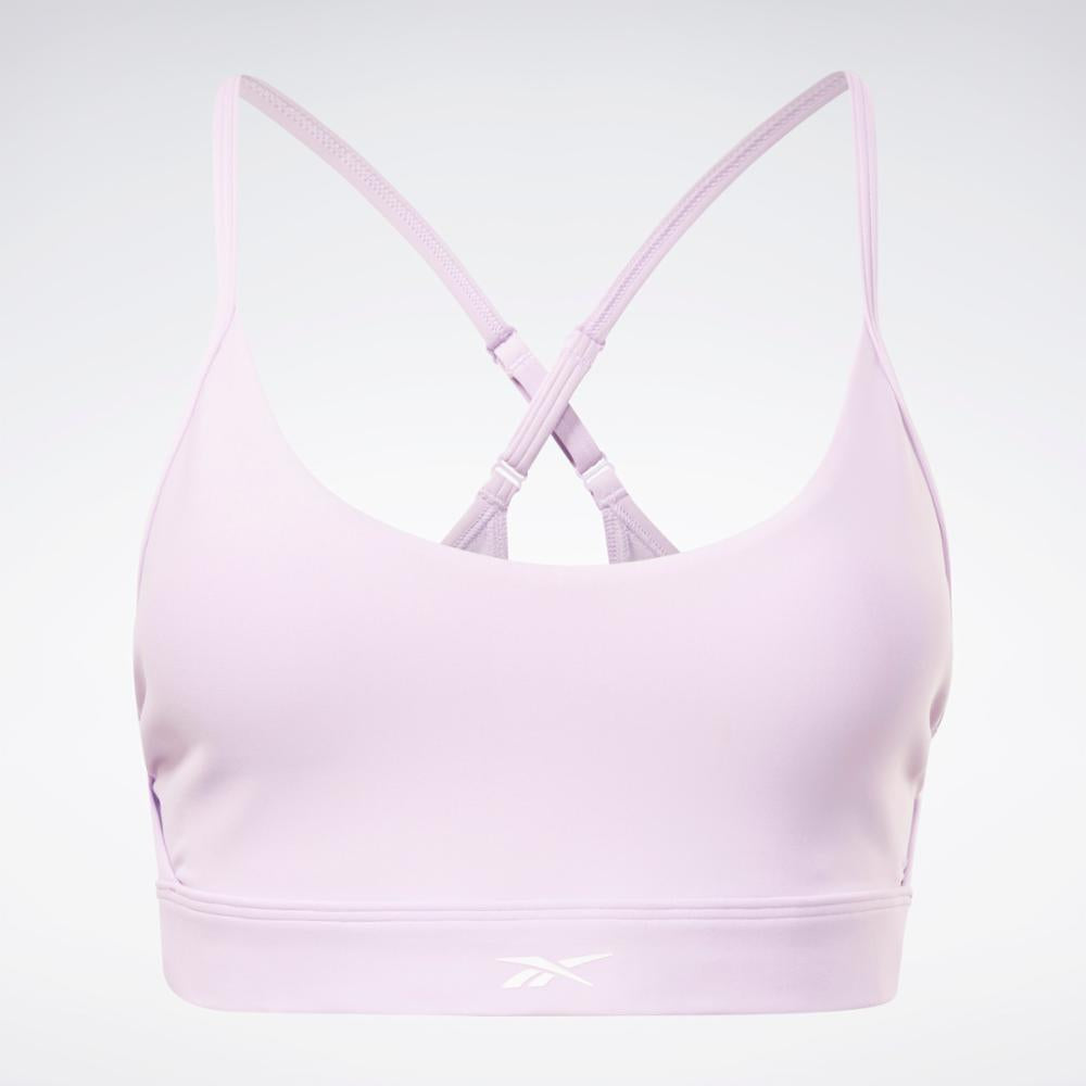 Reebok Apparel Women Reebok Lux Strappy Sports Bra PUROAS