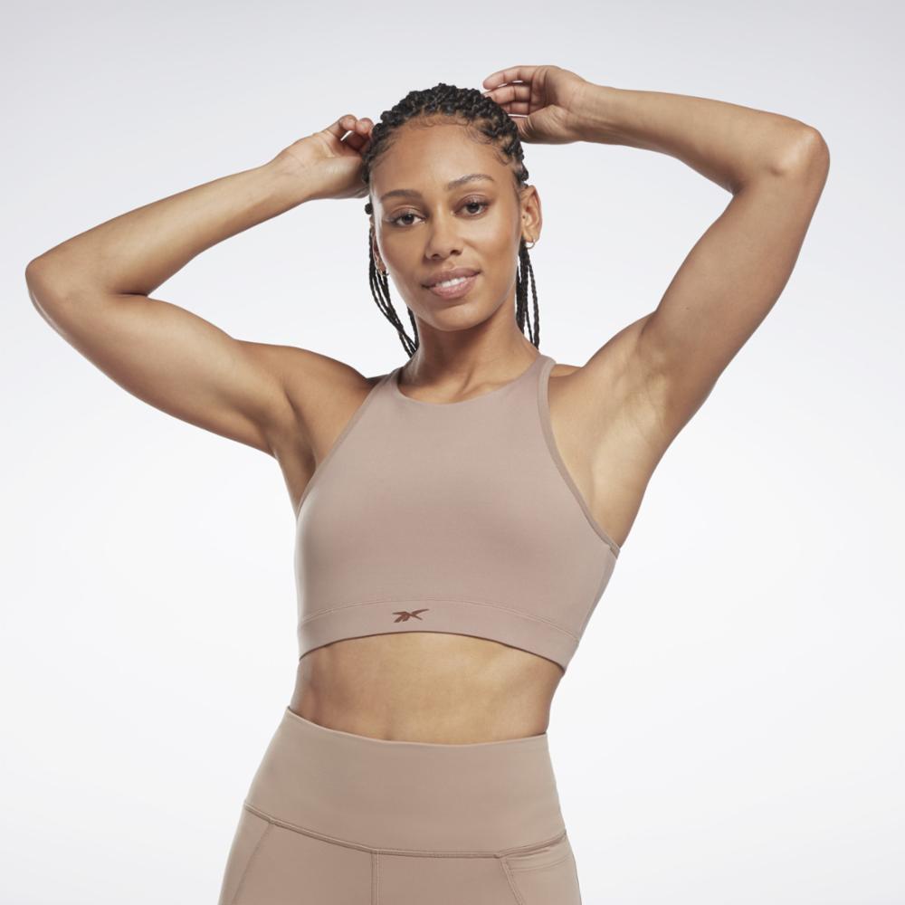 Wireless Fixed Sports Bra Mesh Yoga Crop Top Running Fitness Gym Athletic  Brassiere Women Push Up Shockproof Underwear (Color : Purple, Size : Medium)