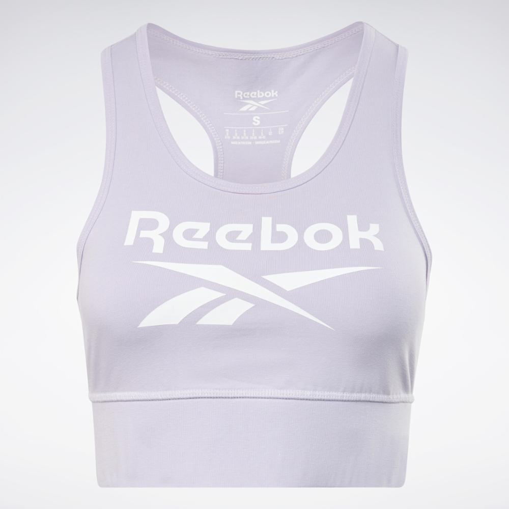 Reebok Apparel Women Reebok Identity Sports Bra PUROAS