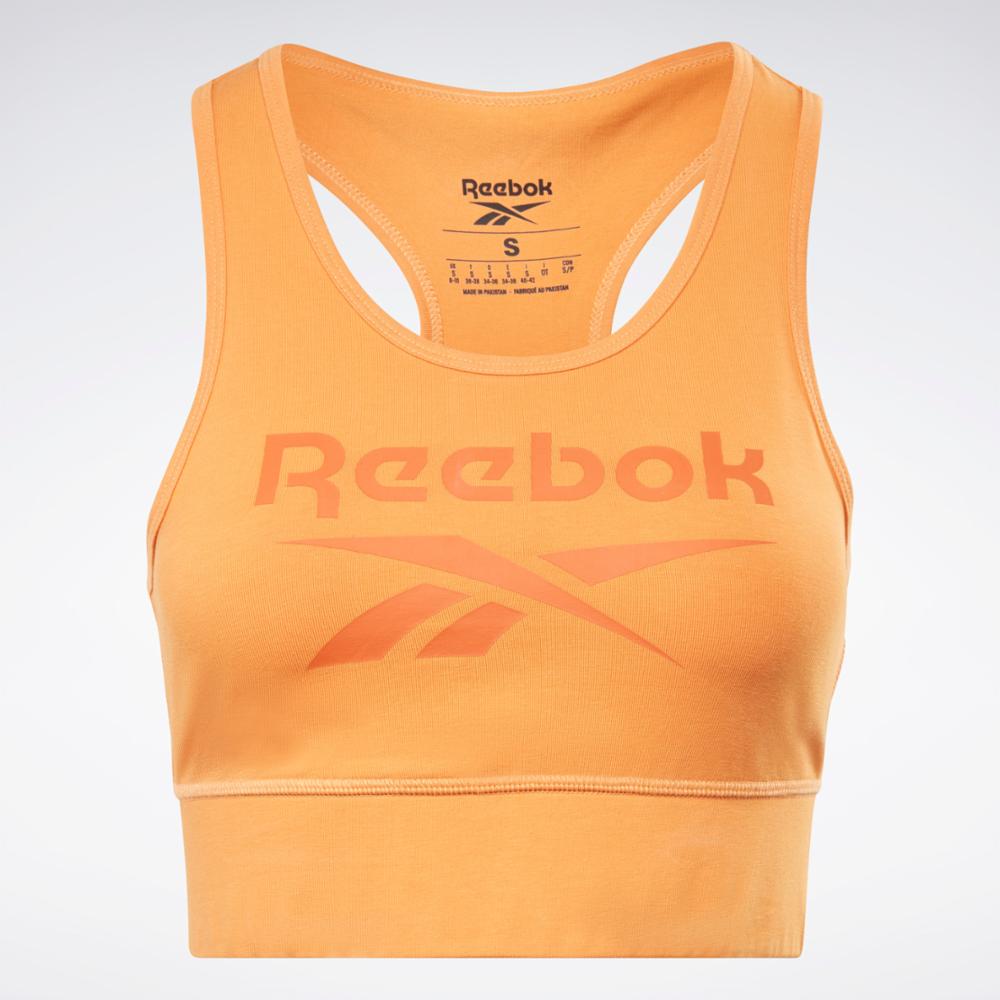 Reebok Apparel Women Reebok Identity Sports Bra PEAFUZ