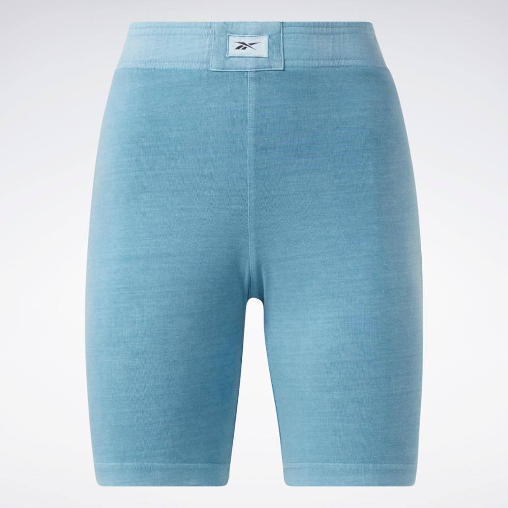 Reebok Apparel Women Classics Natural Dye Legging Shorts STEBLU