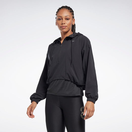 Reebok Apparel Women Running Woven Jacket NGHBLK