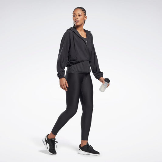 Reebok Apparel Women Running Woven Jacket NGHBLK