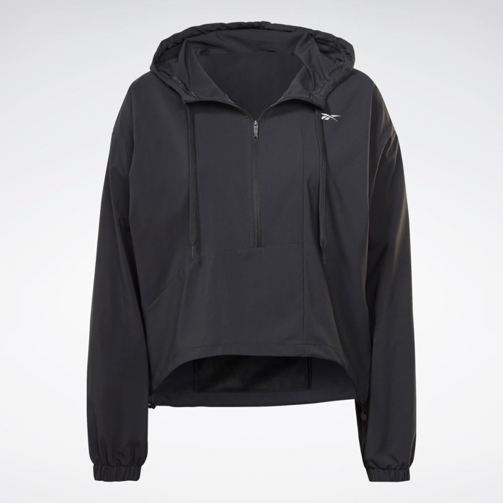 Reebok Apparel Women Running Woven Jacket NGHBLK