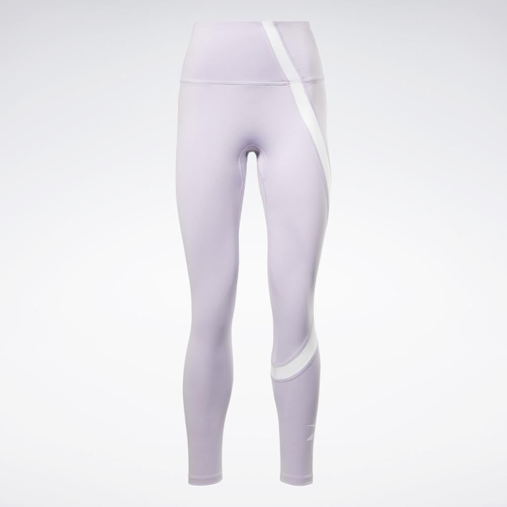 Reebok Apparel Women Workout Ready Vector Leggings PUROAS
