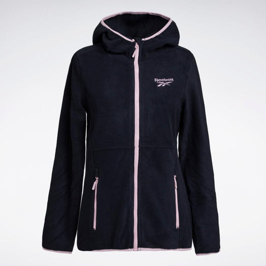 Reebok Apparel Women Polar Fleece Jacket BLACK