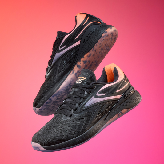 Reebok Footwear Women Nano X5 Edge Training Shoes BLACK/ARENA ORANGE/FUTURE PEAC