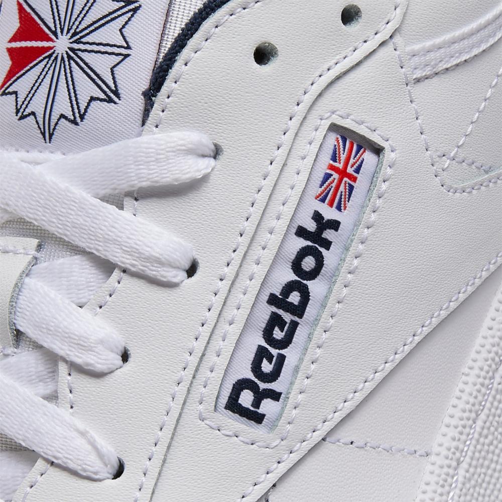 Reebok Footwear Men Club C 85 Shoes INT-WHT/NAVY