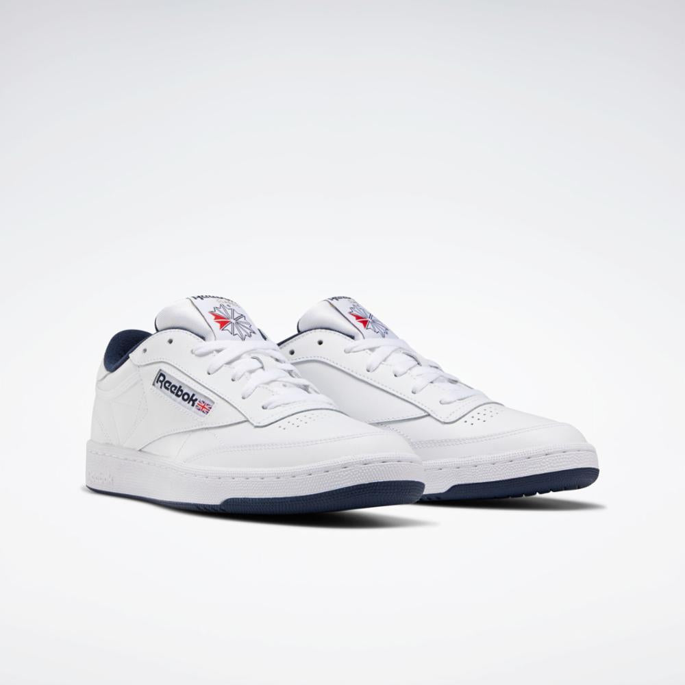 Reebok Footwear Men Club C 85 Shoes INT-WHT/NAVY