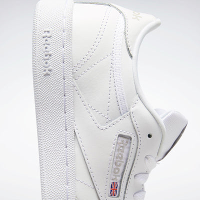 Reebok Footwear Kids Club C Shoes - Grade School WHITE/SHEER GREY-INT